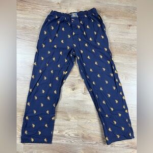 Polo Ralph Lauren Navy Pajama Pants with Yellow Accents